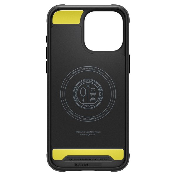 Spigen iPhone 15 Pro Max Kuori Rugged Armor MagFit Matte Black