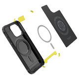Spigen iPhone 15 Pro Max Kuori Rugged Armor MagFit Matte Black