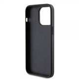 Karl Lagerfeld iPhone 15 Pro Max Saffiano Double Cardslot Musta