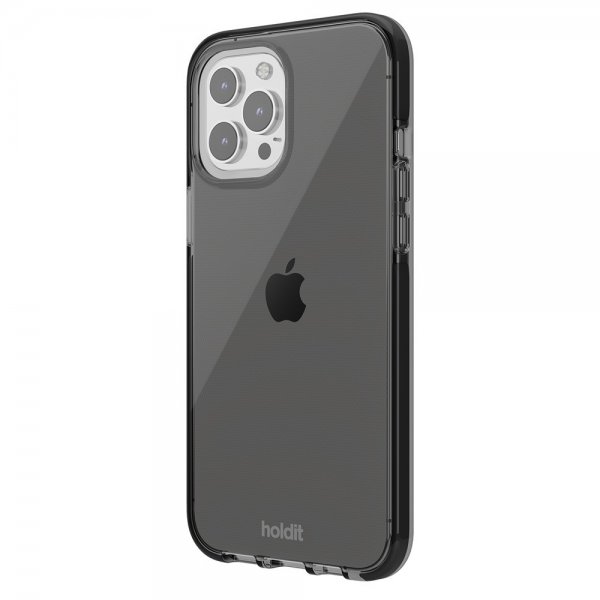 Holdit iPhone 15 Pro Max -suojakuori Seethru Musta