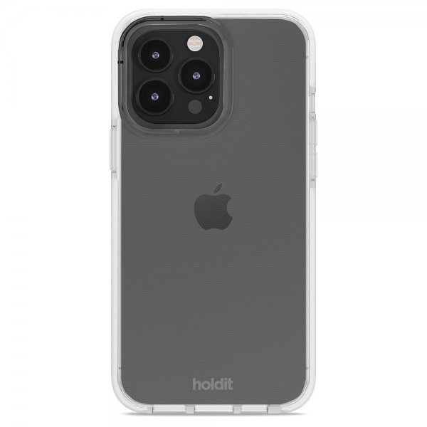 holdit iPhone 15 Pro Max Kuori Seethru Valkoinen