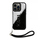 Karl Lagerfeld iPhone 15 Pro Max Kuori Sequin Musta