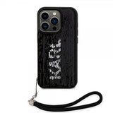 Karl Lagerfeld iPhone 15 Pro Max Kuori Sequin Musta