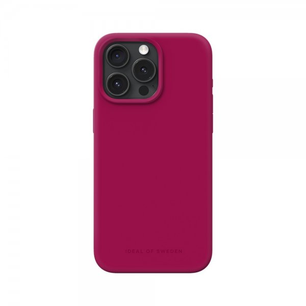 Ideal of Sweden iPhone 15 Pro Max Kuori Silicone Case MagSafe Magenta