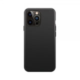 Xqisit iPhone 15 Pro Max -silikonikuori, musta