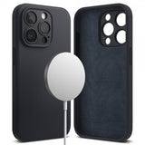 Ringke iPhone 15 Pro Max Kuori Silicone Magnetic Deep Blue