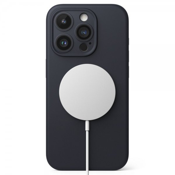 Ringke iPhone 15 Pro Max Kuori Silicone Magnetic Deep Blue