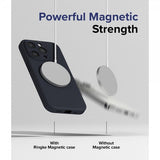 Ringke iPhone 15 Pro Max Kuori Silicone Magnetic Deep Blue