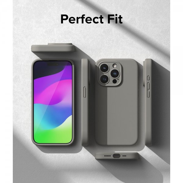Ringke iPhone 15 Pro Max Kuori Silicone Magnetic Harmaa