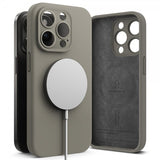 Ringke iPhone 15 Pro Max Kuori Silicone Magnetic Harmaa