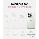 Ringke iPhone 15 Pro Max Kuori Silicone Magnetic Pink Sand