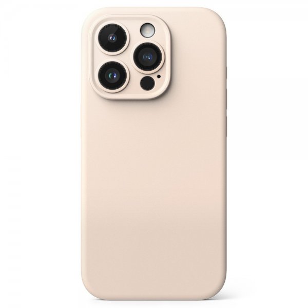 Ringke iPhone 15 Pro Max Kuori Silicone Magnetic Pink Sand