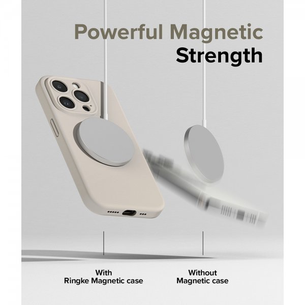 Ringke iPhone 15 Pro Max Kuori Silicone Magnetic Stone