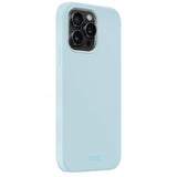 holdit iPhone 15 Pro Max Kuori Silikoni Mineral Blue