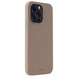 holdit iPhone 15 Pro Max Kuori Silikoni Mocha Brown