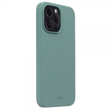 Holdit iPhone 15 Pro Max Kuori Silikoni Sammaleenvihreä