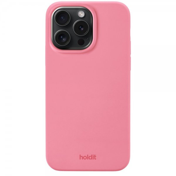 holdit iPhone 15 Pro Max Silikonikuori Rouge Pink