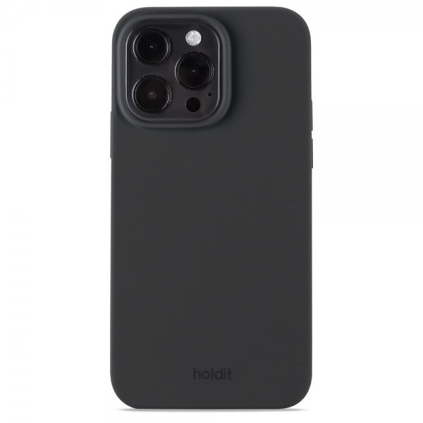 holdit iPhone 15 Pro Max Silikonikuori Musta