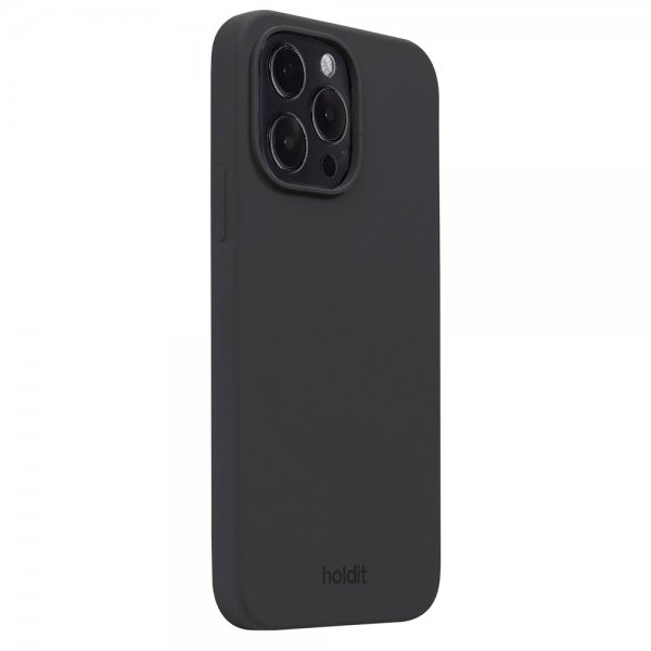 holdit iPhone 15 Pro Max Silikonikuori Musta