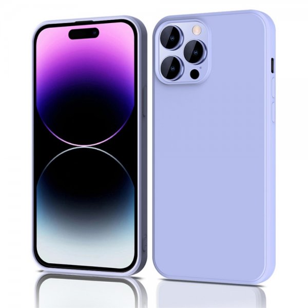 X-Level iPhone 15 Pro Max -kuori silikonitekstuuri, punainen