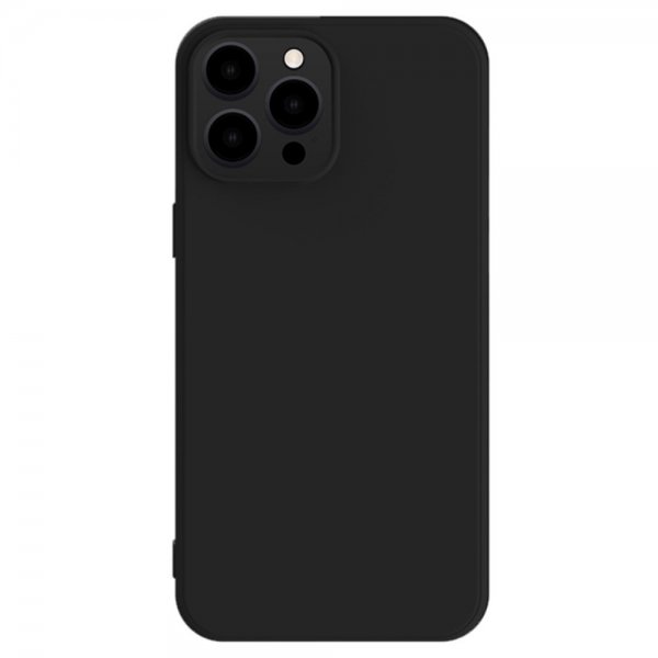 X-Level iPhone 15 Pro Max Kuori Silikonitekstuuri Musta