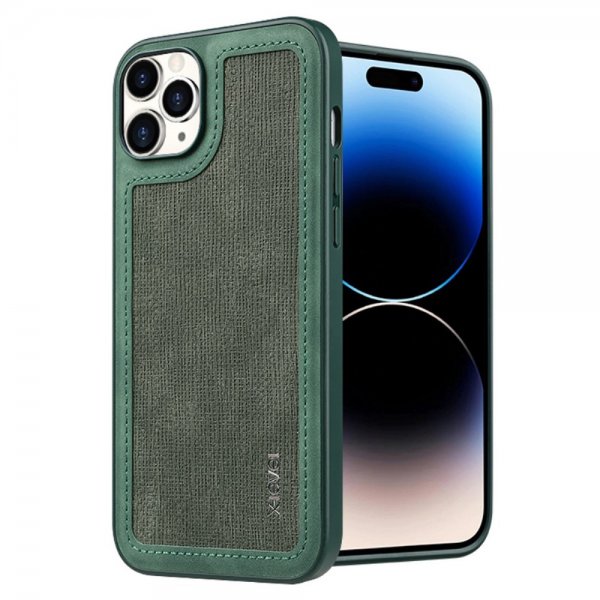 X-Level iPhone 15 Pro Max -kuori, saumattu, vihreä