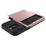 Spigen iPhone 15 Pro Max -suojakuori Slim Armor CS Rose Gold