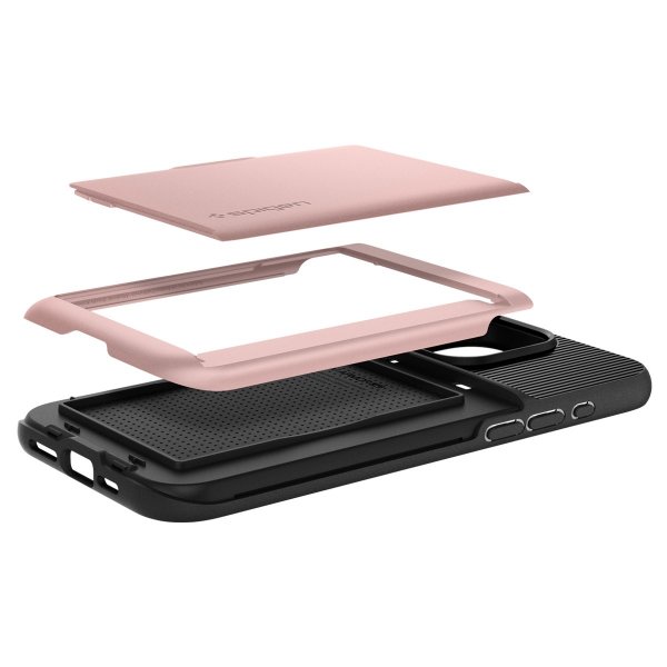 Spigen iPhone 15 Pro Max -suojakuori Slim Armor CS Rose Gold