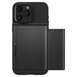 Spigen iPhone 15 Pro Max Kuori Slim Armor CS Musta
