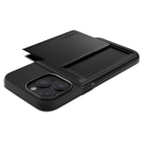 Spigen iPhone 15 Pro Max Kuori Slim Armor CS Musta