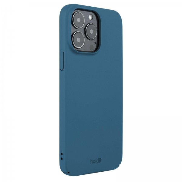 Holdit iPhone 15 Pro Max Kuori Slim Case Denim Blue