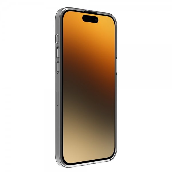 Vivanco iPhone 15 Pro Max -suojakuori, ohut TPU, läpinäkyvä