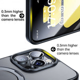 Baseus iPhone 15 Pro Max -suojakuori Smart Ring Series MagSafe, musta