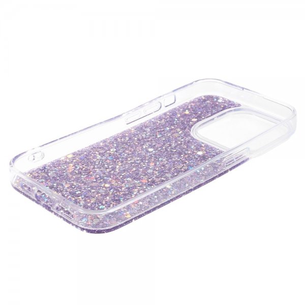 Nordic Covers iPhone 15 Pro Max -kuori, Sparkle Series, lilapurppura