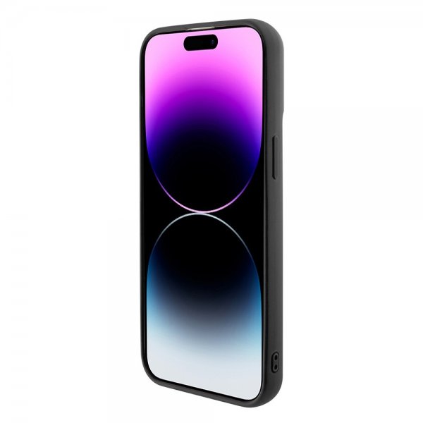 Guess iPhone 15 Pro Max Kuori Square Mirror Musta