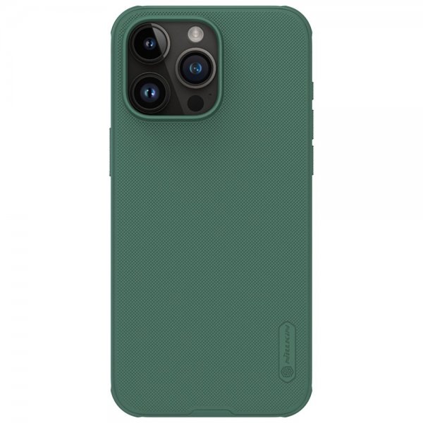 Nillkin iPhone 15 Pro Max Suojakuori Super Frosted Shield Pro Vihreä