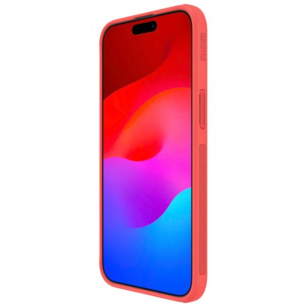 Nillkin iPhone 15 Pro Max Kuori Super Frosted Shield Pro Punainen