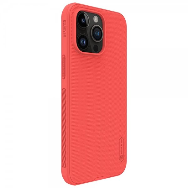 Nillkin iPhone 15 Pro Max Kuori Super Frosted Shield Pro Punainen