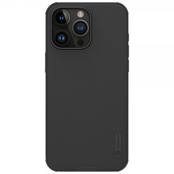 Nillkin iPhone 15 Pro Max Kuori Super Frosted Shield Pro Musta