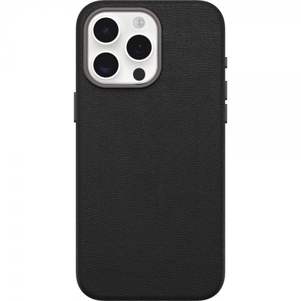 Otterbox iPhone 15 Pro Max Suojakuori Symmetry Cactus Leather MagSafe Noir Ash