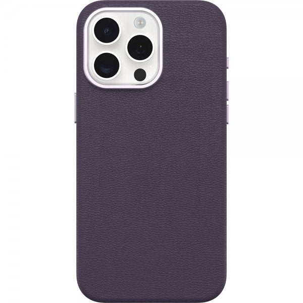 Otterbox iPhone 15 Pro Max Suojakuori Symmetry Cactus Leather MagSafe Plum Luxe