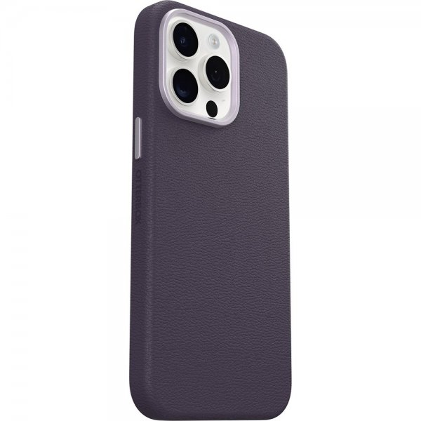 Otterbox iPhone 15 Pro Max Suojakuori Symmetry Cactus Leather MagSafe Plum Luxe