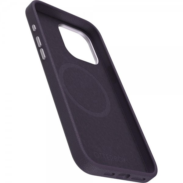 Otterbox iPhone 15 Pro Max Suojakuori Symmetry Cactus Leather MagSafe Plum Luxe