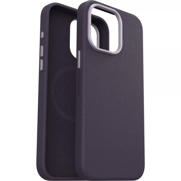 Otterbox iPhone 15 Pro Max Suojakuori Symmetry Cactus Leather MagSafe Plum Luxe