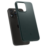 Spigen iPhone 15 Pro Max Thin Fit Abyss Green -suojakuori