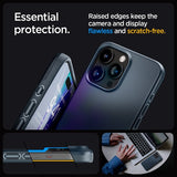 Spigen iPhone 15 Pro Max Thin Fit -suojakuori, Metal Slate