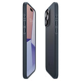 Spigen iPhone 15 Pro Max Thin Fit -suojakuori, Metal Slate