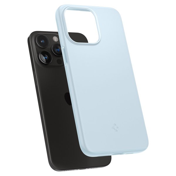 Spigen iPhone 15 Pro Max Kuori Thin Fit Mute Blue