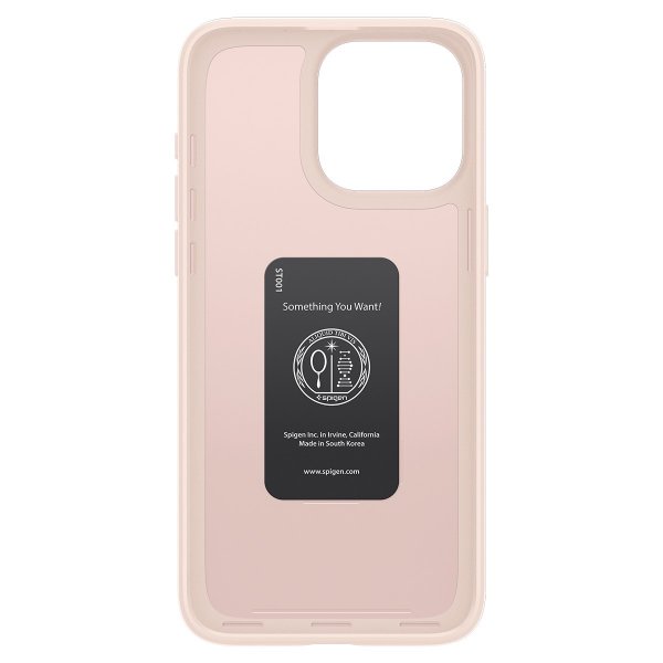 Spigen iPhone 15 Pro Max Thin Fit -kuori, Pink Sand