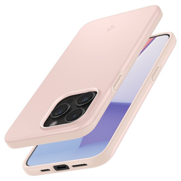 Spigen iPhone 15 Pro Max Thin Fit -kuori, Pink Sand